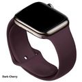 Силиконовый ремешок для Apple Dark cherry