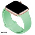 Силиконовый ремешок для Apple Watch Pistachio