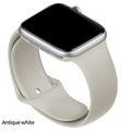 Силиконовый ремешок для Apple Antique white