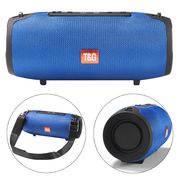 Портативная колонка T&G TG-125 синяя