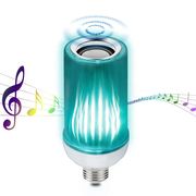 Музыкальная светодиодная LED лампа с динамиком 8 Вт