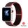 Нейлоновый ремешок для Apple Watch Red/Black