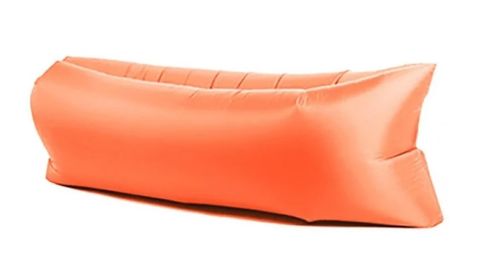 надувной диван оранжевый
