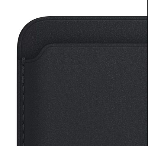 black leather wallet iphone