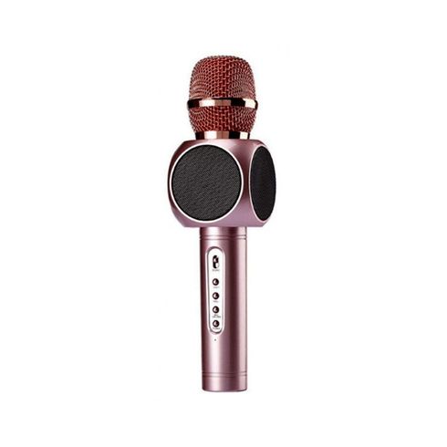 Беспроводной караоке Bluetooth микрофон E103 розовый