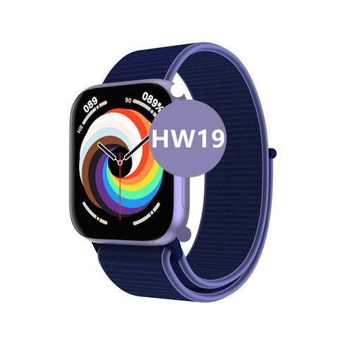 Смарт часы HW19 фиолетовые