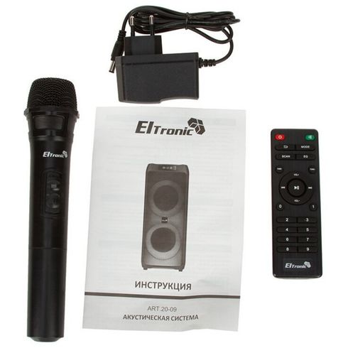 Колонка Eltronic 20-09 с микрофоном