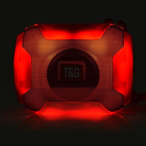 Колонка T&G TG162 с подсветкой RGB