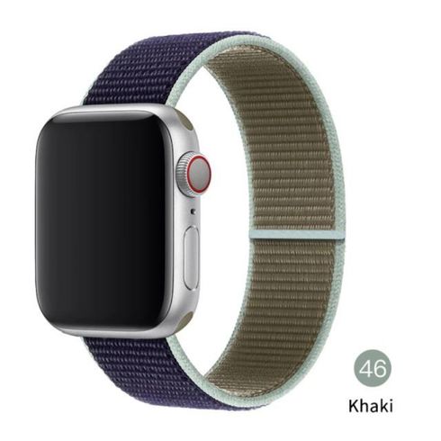 Нейлоновый ремешок для Apple Watch Khaki