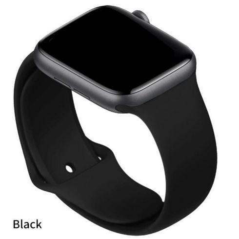 Силиконовый ремешок для Apple Watch Black