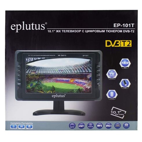 Телевизор Eplutus EP-101T с встроенным аккумулятором