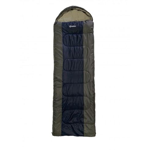 Спальный мешок с капюшоном KC-003 темно-синий
