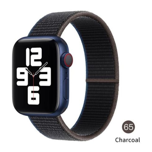 Нейлоновый ремешок для Apple Watch Charcoal