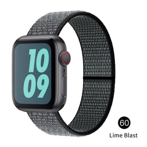 Нейлоновый ремешок для Apple Watch Lime Blast