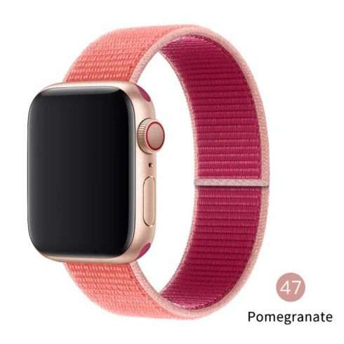 Нейлоновый ремешок для Apple Watch Pomegranat