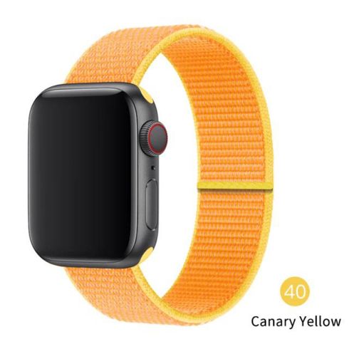 Нейлоновый ремешок для Apple Watch Canary Yellow