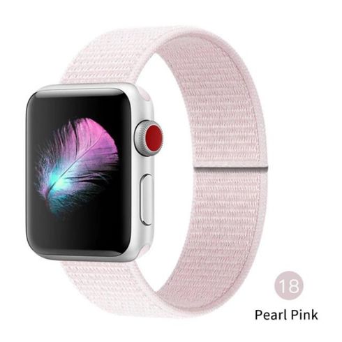 Нейлоновый ремешок для Apple Watch Pearl Pink