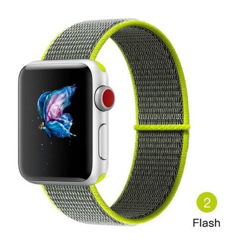 Нейлоновый ремешок для Apple Watch Flash