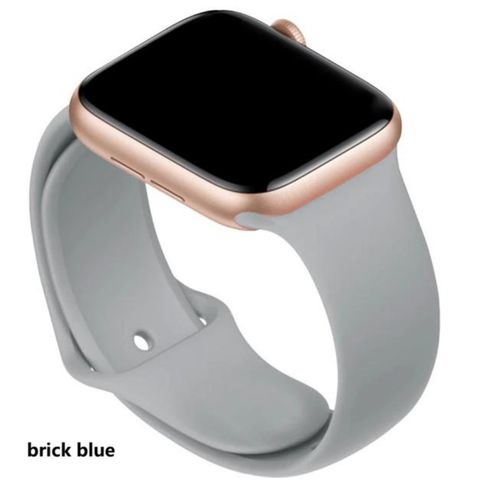 Силиконовый ремешок для Apple Watch Brick blue