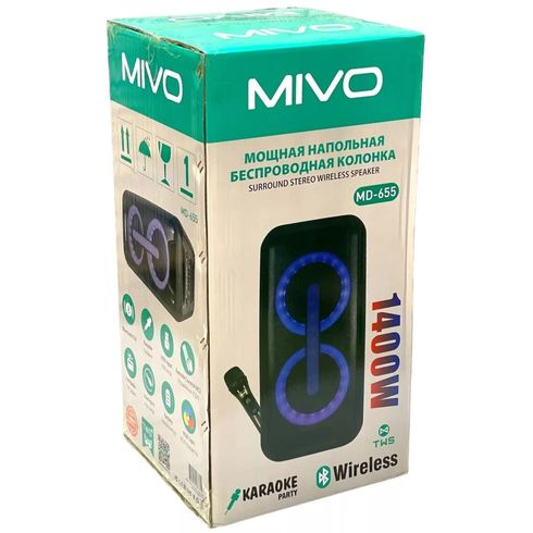 колонка Mivo MD-655 с функцией TWS, 1400 Вт