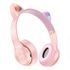 наушники со светящимися ушками Cat Ear P47M розовые