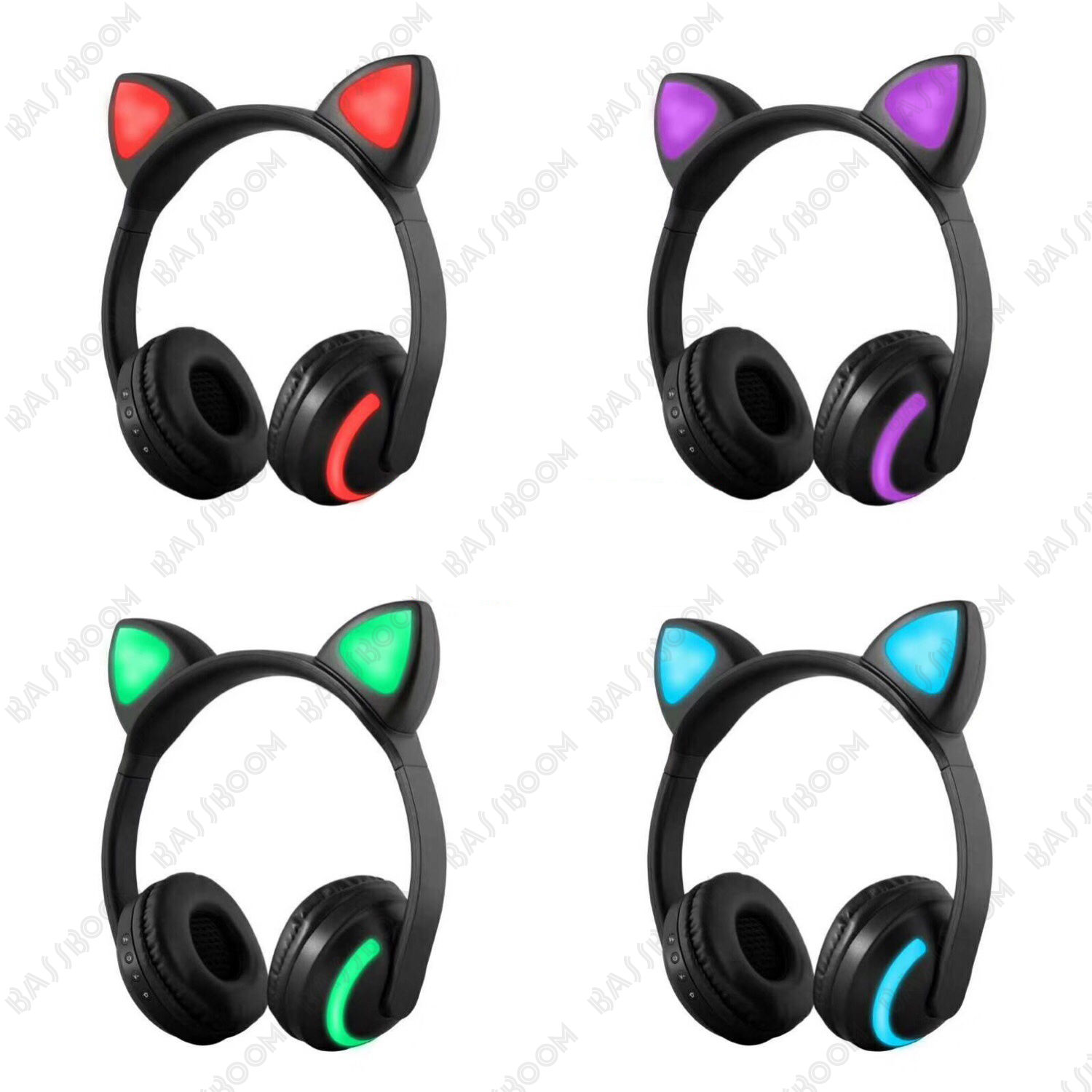 Беспроводные наушники Wireless Cat Ear Headphones ZW-19