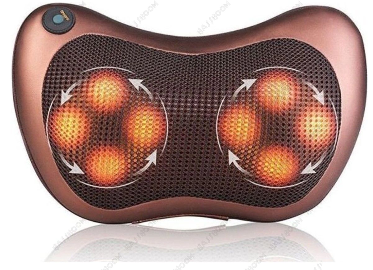 Массажная подушка с роликами Massage Pillow - купить по выгодной цене с  доставкой по Москве, области и России